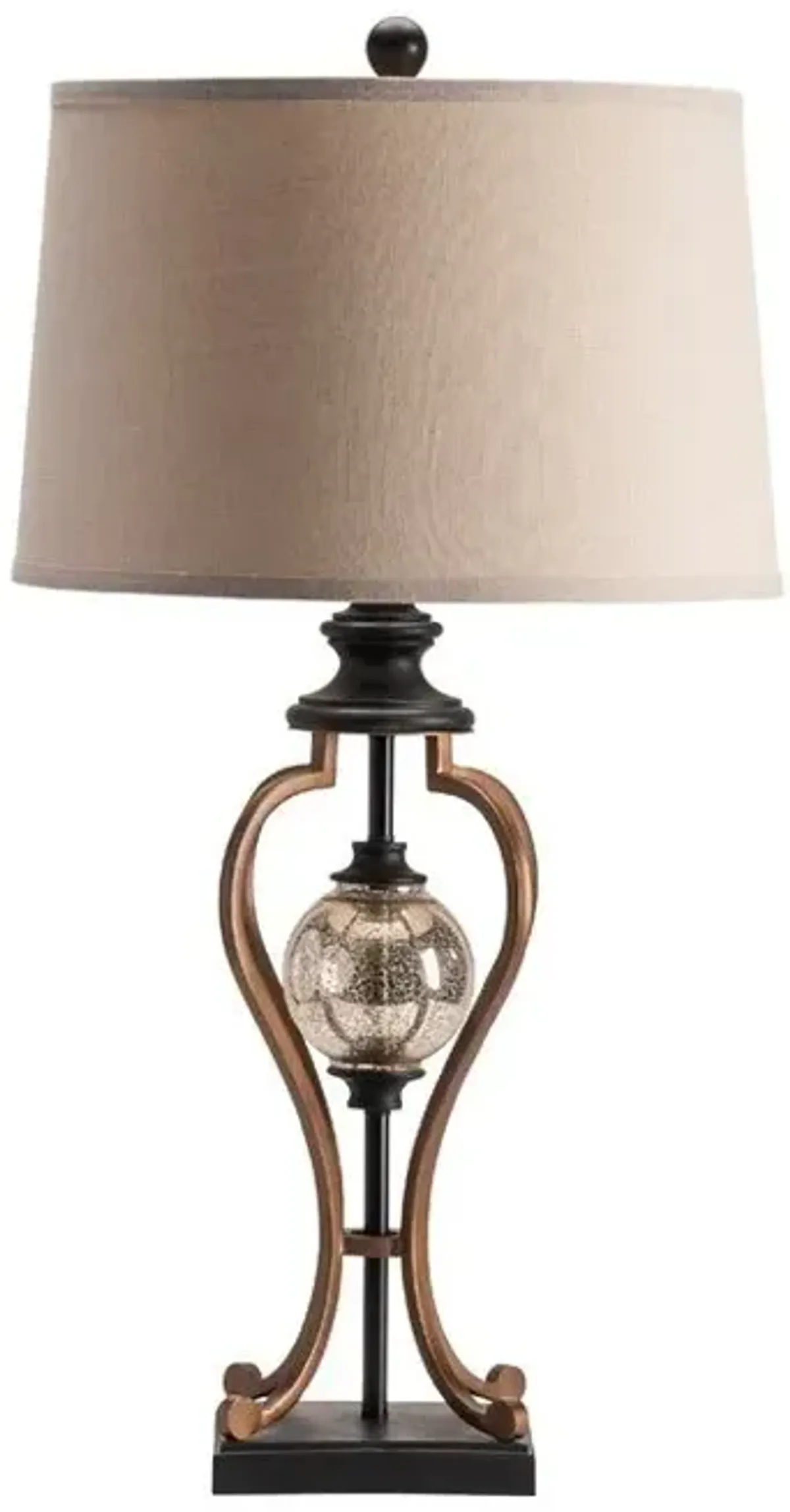 Crestview Whitby Oil Rubbed Bronze Table Lamp