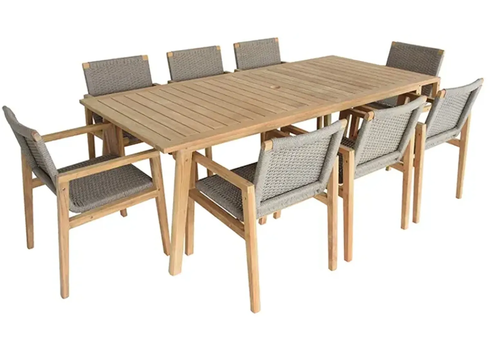 Royal Teak 90 Inch Admiral Outdoor Dining Table