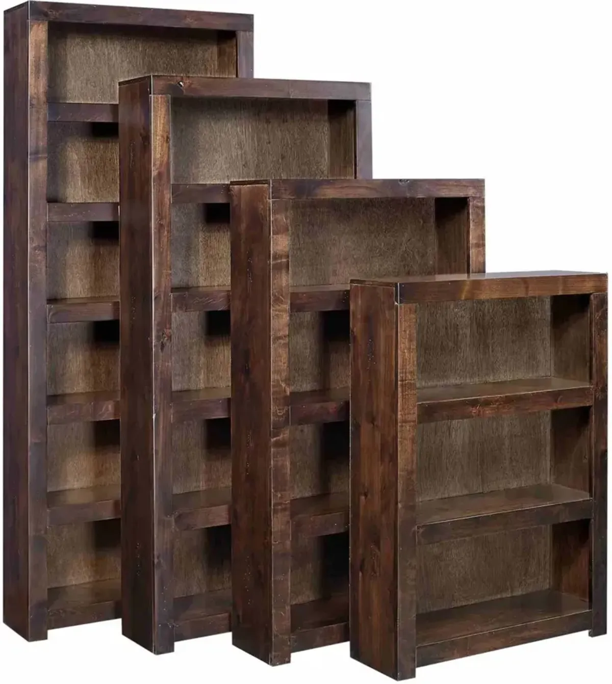 Aspenhome Lifestyle Tobacco 72 Inch Bookcases