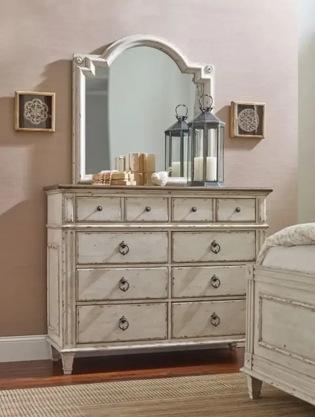 American Drew Southbury Bureau Mirror