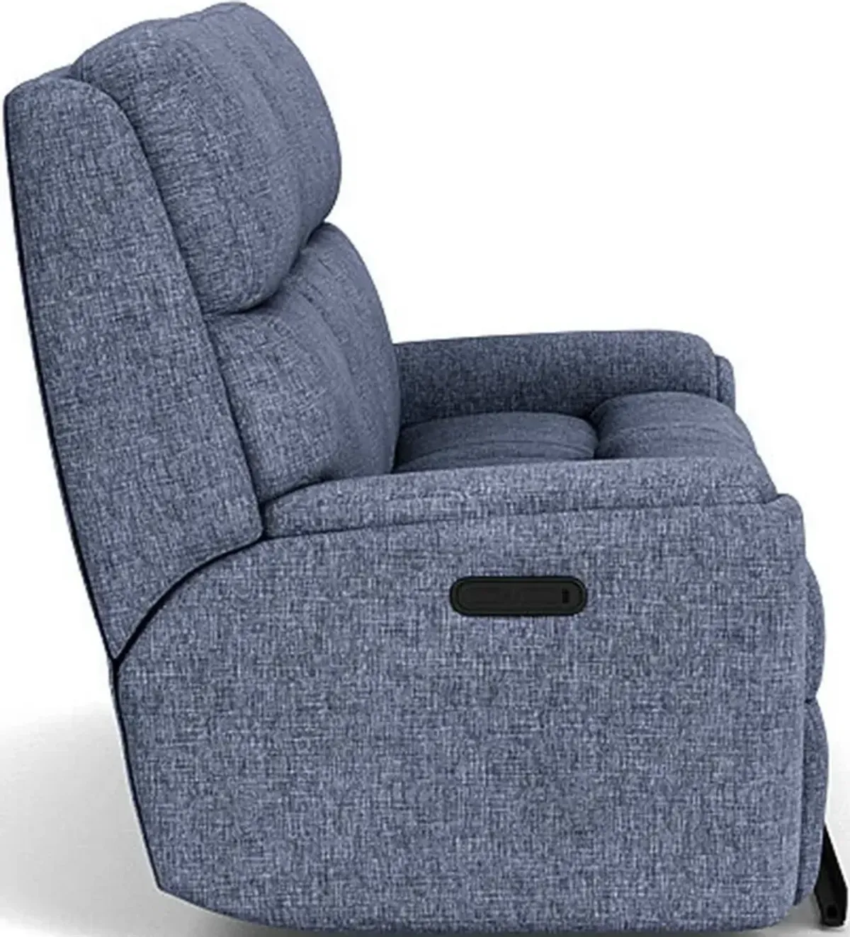 Flexsteel Rio Blue Indigo Reclining Sofa