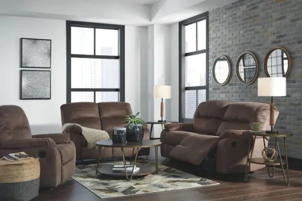 Ashley Bolzano Coffee 2 Seat Reclining Sofa