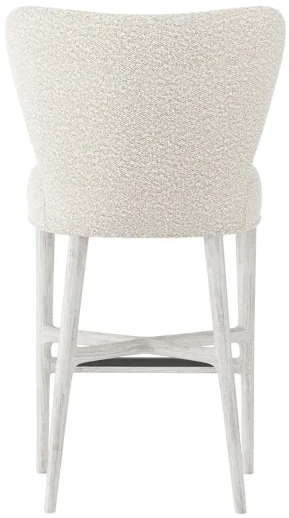 Bernhardt Kemp Wire Brushed Fabric Bar Stool