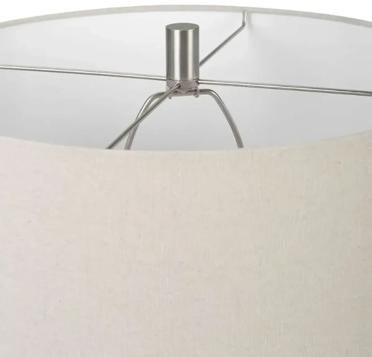 Uttermost Cyclone Beige/Gray/Ivory Table Lamp