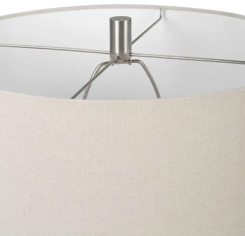 CYCLONE BEIGE/GRAY/IVORY TABLE LAMP