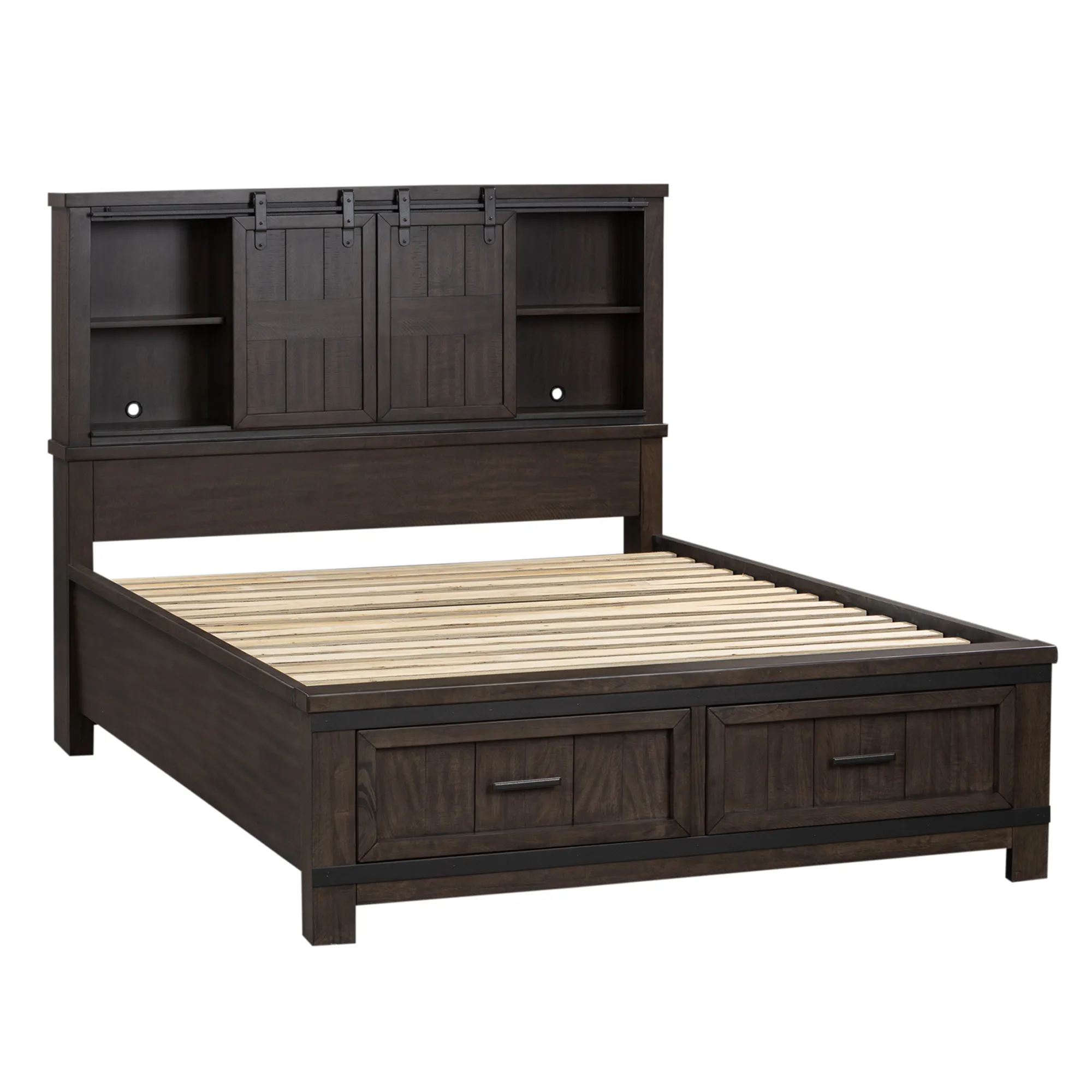 QUEEN BOOKCASE BED - THORNWOOD HILLS