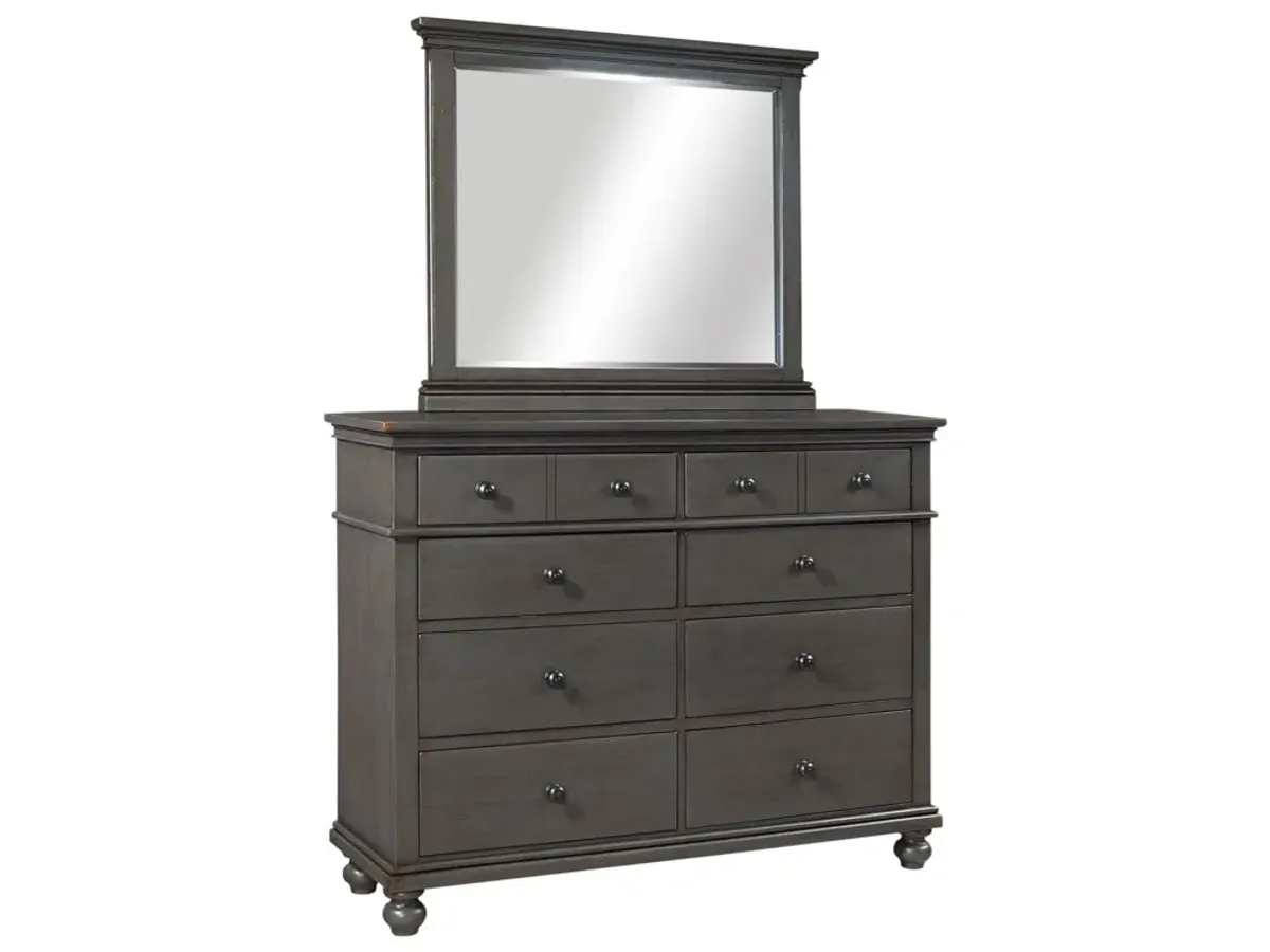 Aspenhome Oxford Peppercorn 8-Drawer Chesser