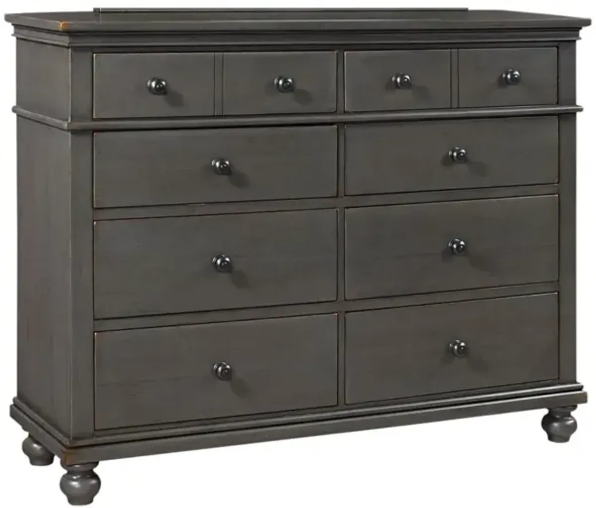 Aspenhome Oxford Peppercorn 8-Drawer Chesser