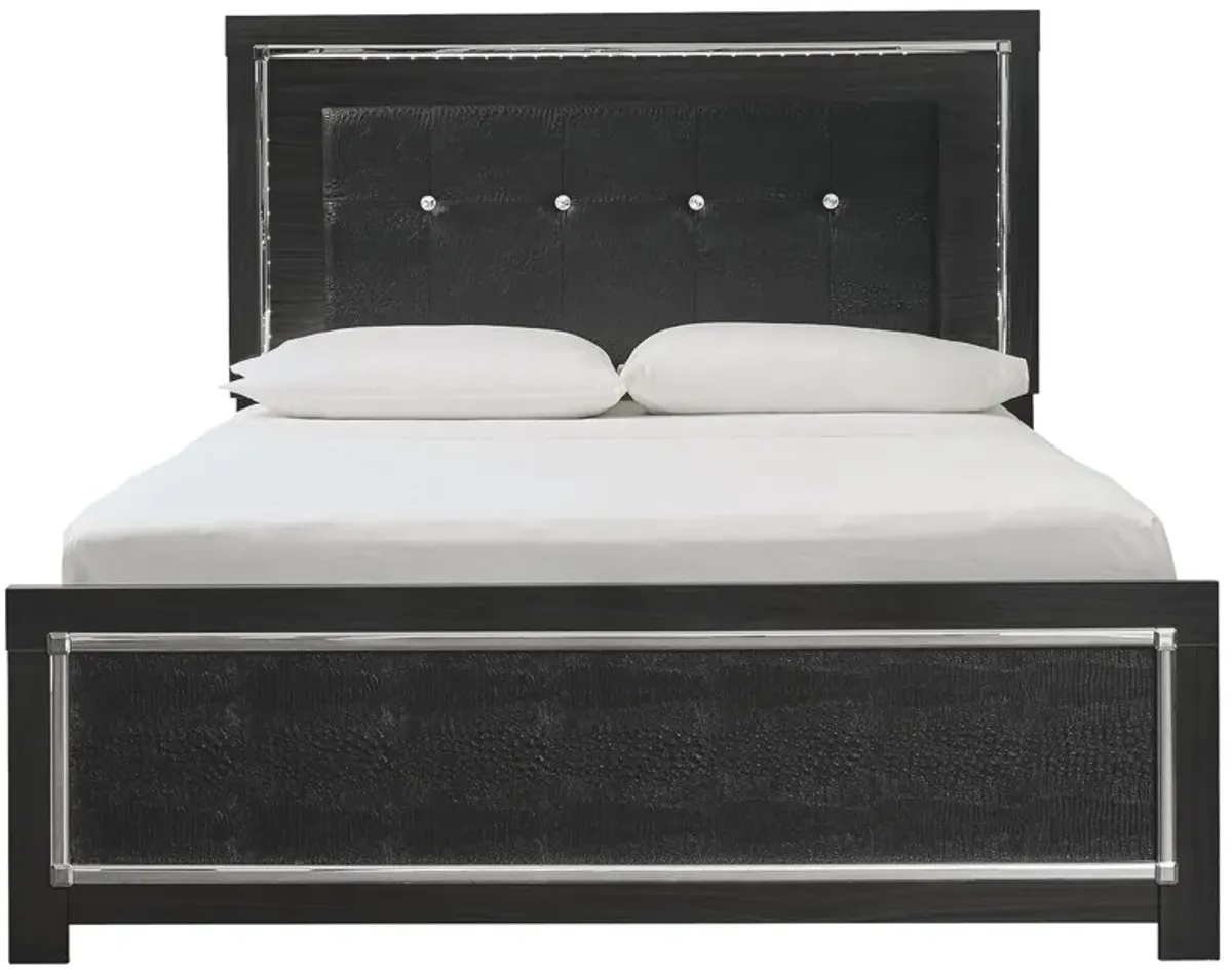 Ashley Kaydell Black Queen Upholstered Panel Bed