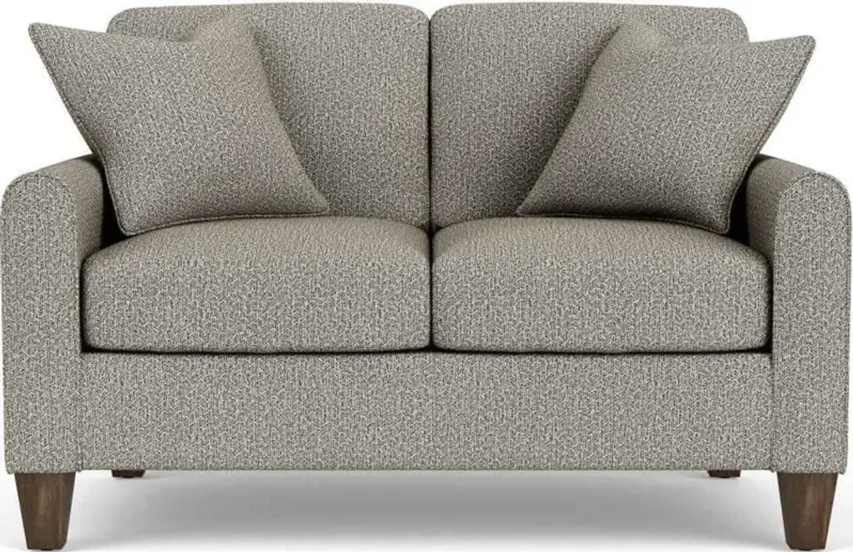 Flexsteel South Haven Contemporary Gray Quarry Loveseat