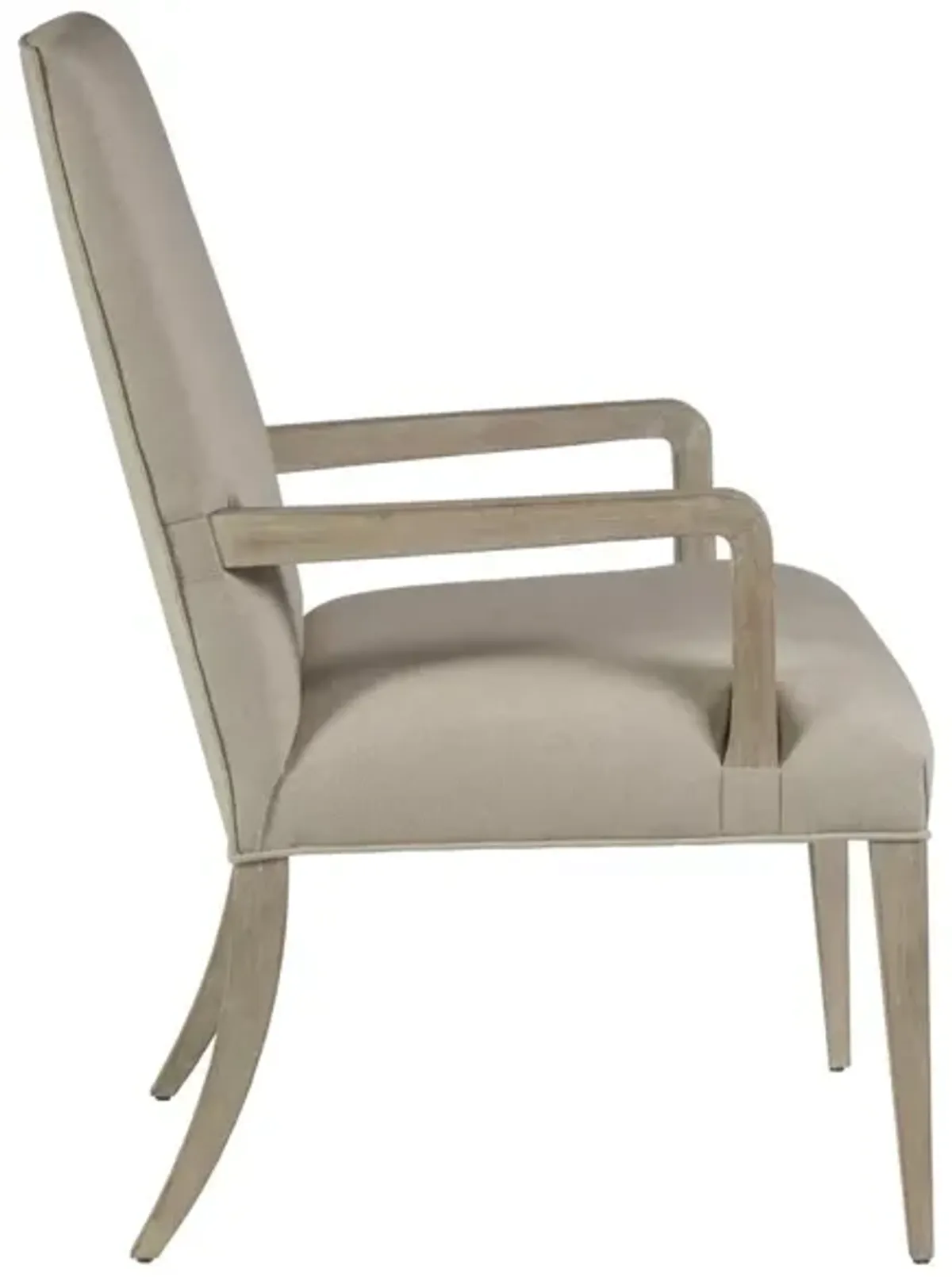 Artistica Home by Lexington Cohesion Program Madox 19.5 Inch Upholstered Fabric Armchair White Washed/Beige