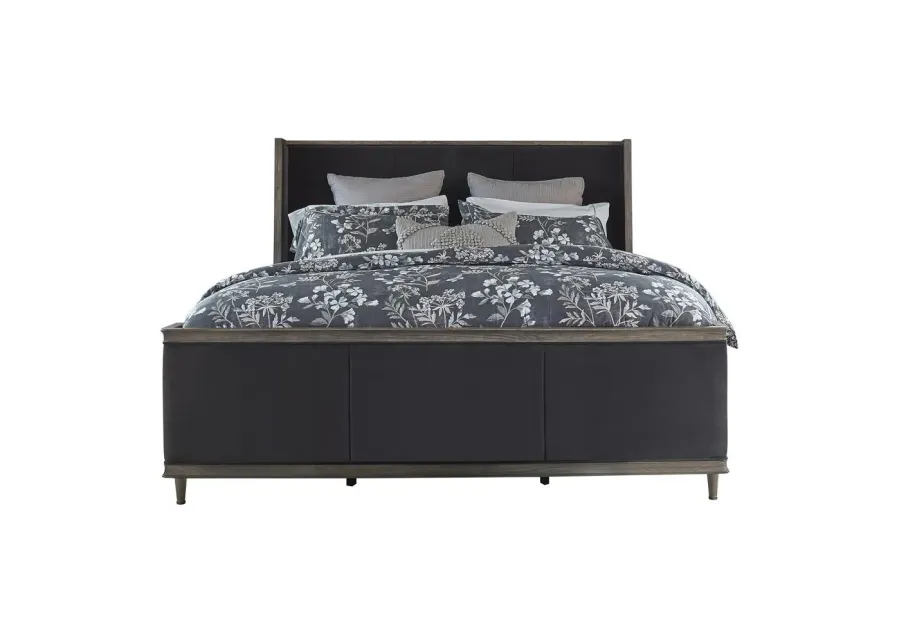 ALDERWOOD QUEEN BED FRENCH GREY