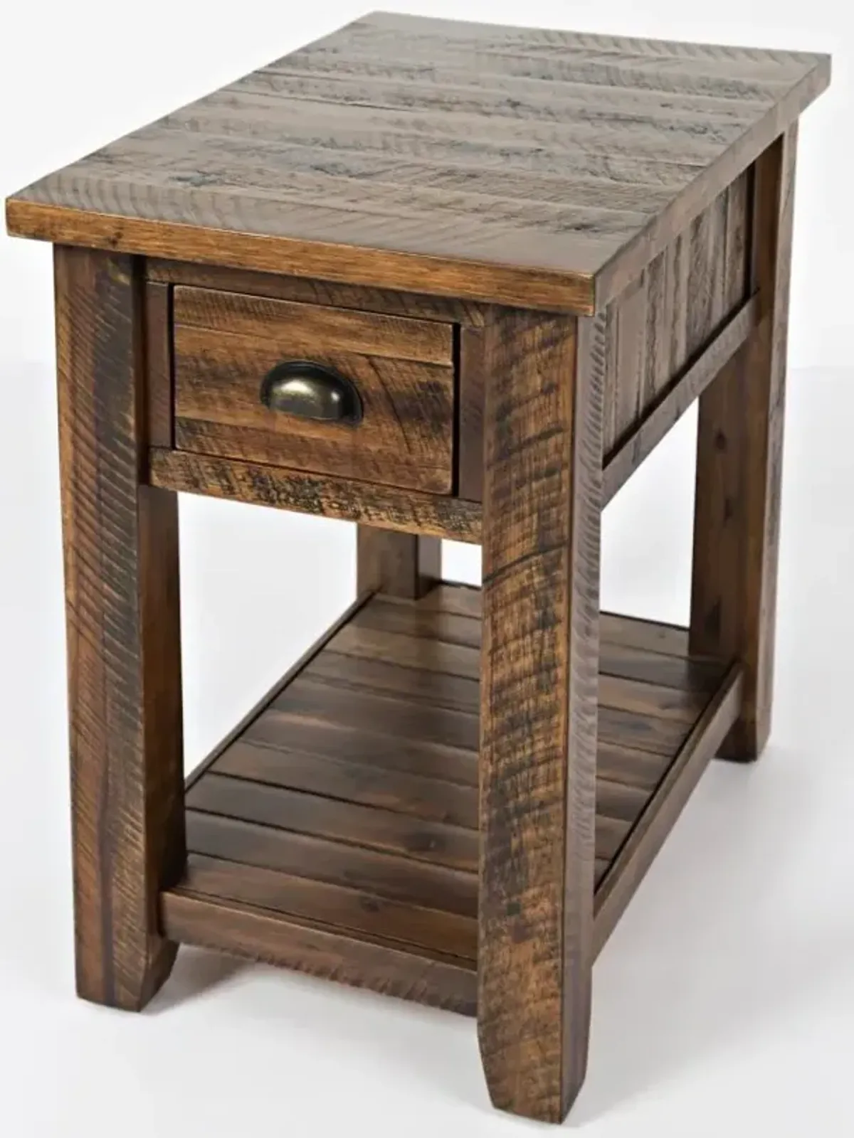 Jofran Artisan's Craft Chairside Table Dakota Oak