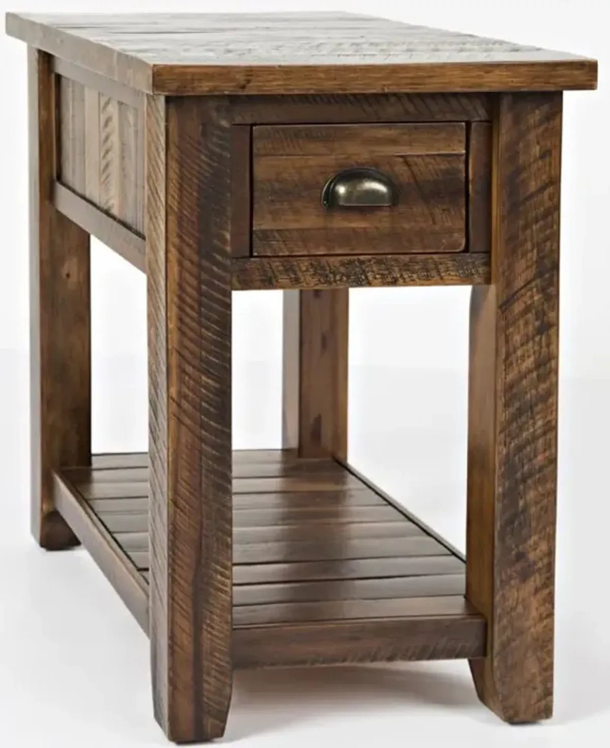 Jofran Artisan's Craft Chairside Table Dakota Oak