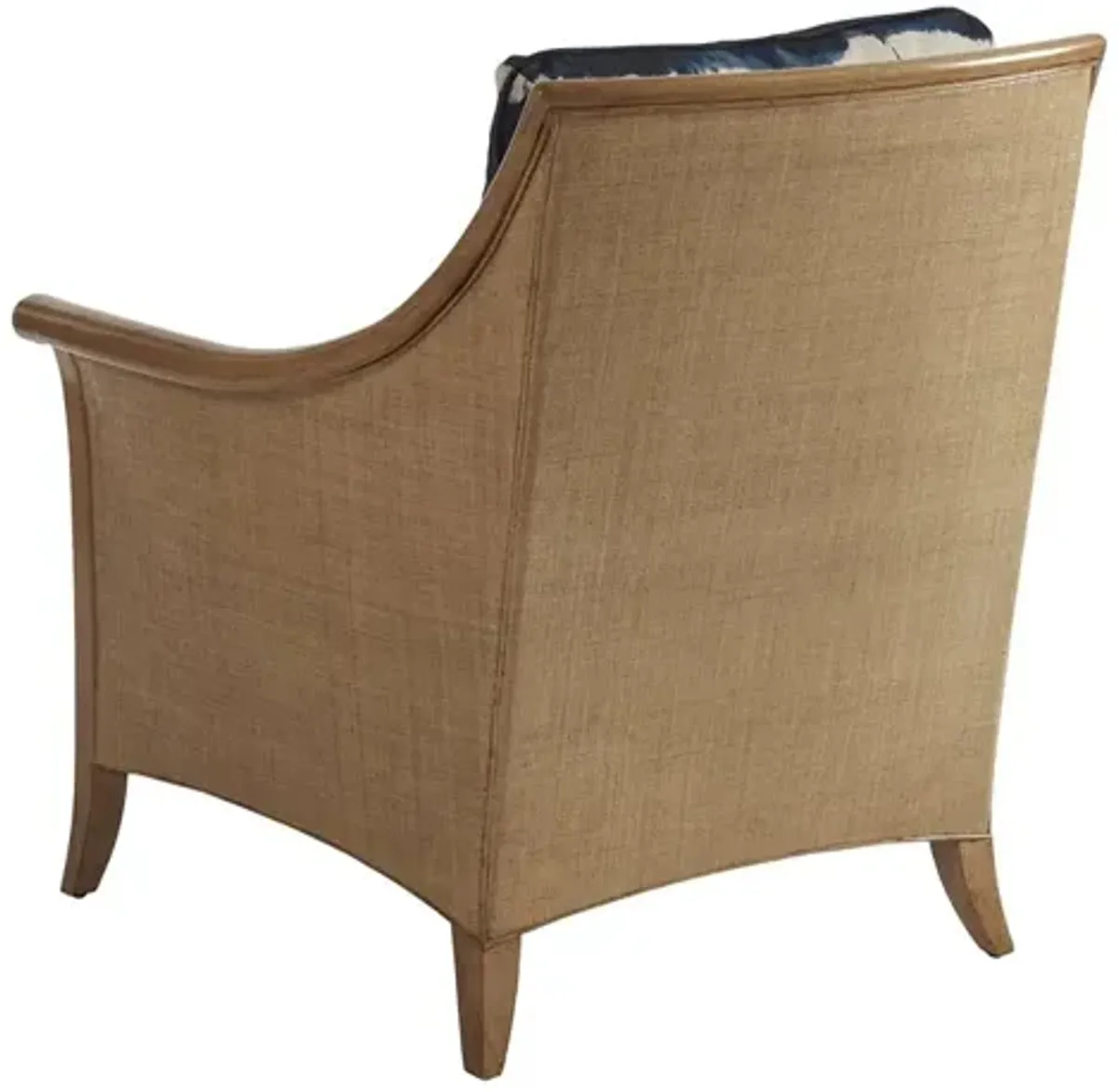 Barclay Butera Upholstery by Barclay Butera Blue Nantucket Raffia Chair