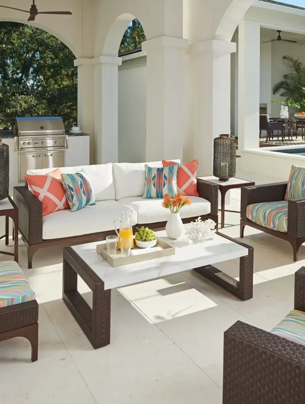 Tommy Bahama Outdoor by Lexington Abaco Rectangular Cocktail Table