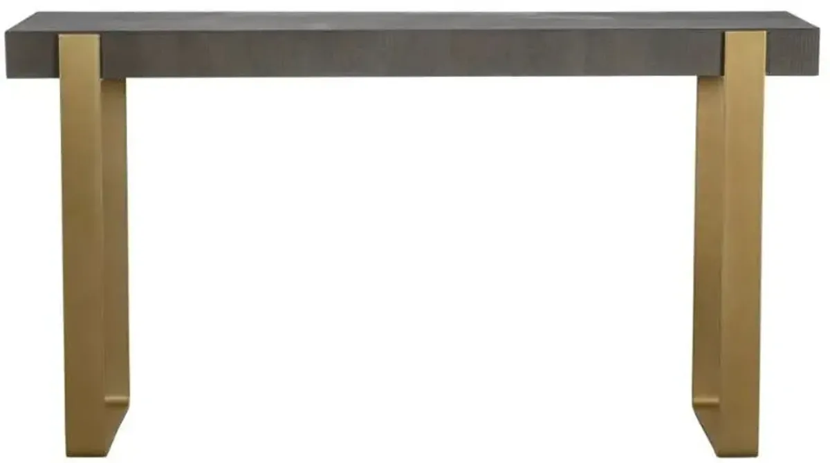 Uttermost Kea Gold/Gray Console Table