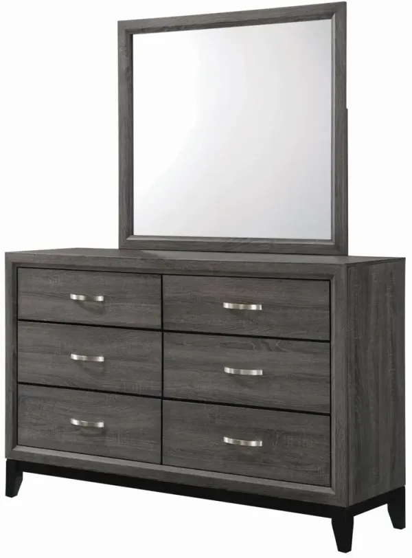 Coaster Watson 6-Drawer Dresser Grey Oak