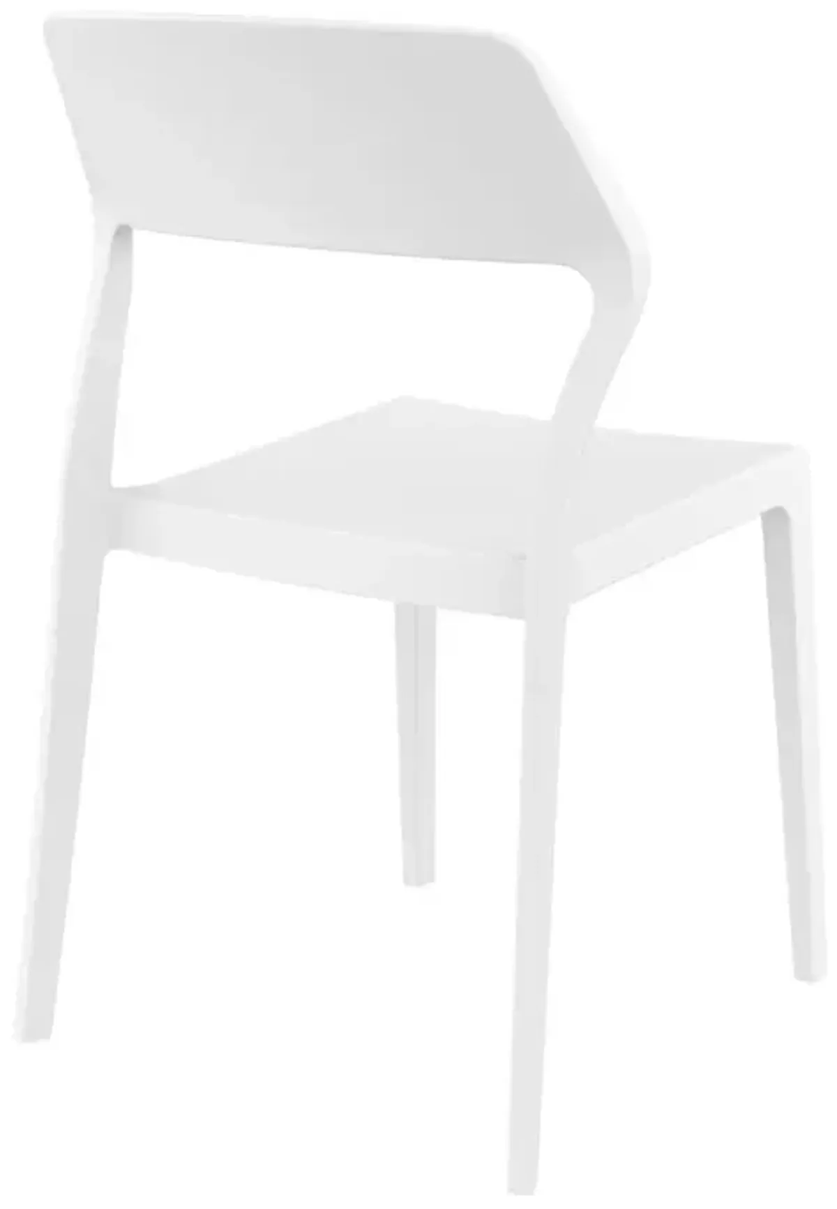 Snow Dining Chair White