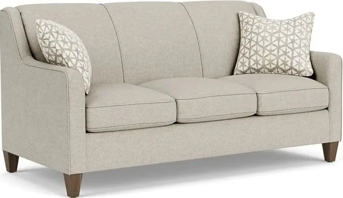 Flexsteel South Haven Transitional Silver Driftwood Sleeper Sofa