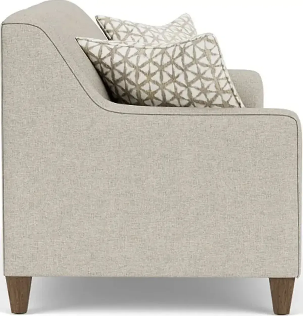 Flexsteel South Haven Transitional Silver Driftwood Sleeper Sofa