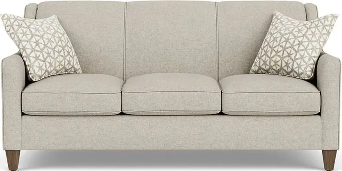 Flexsteel South Haven Transitional Silver Driftwood Sleeper Sofa