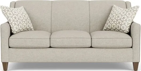 Flexsteel South Haven Transitional Silver Driftwood Sleeper Sofa