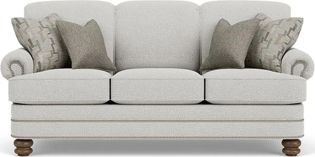 BAY BRIDGE SILVER FABRIC GLACIER SOFA