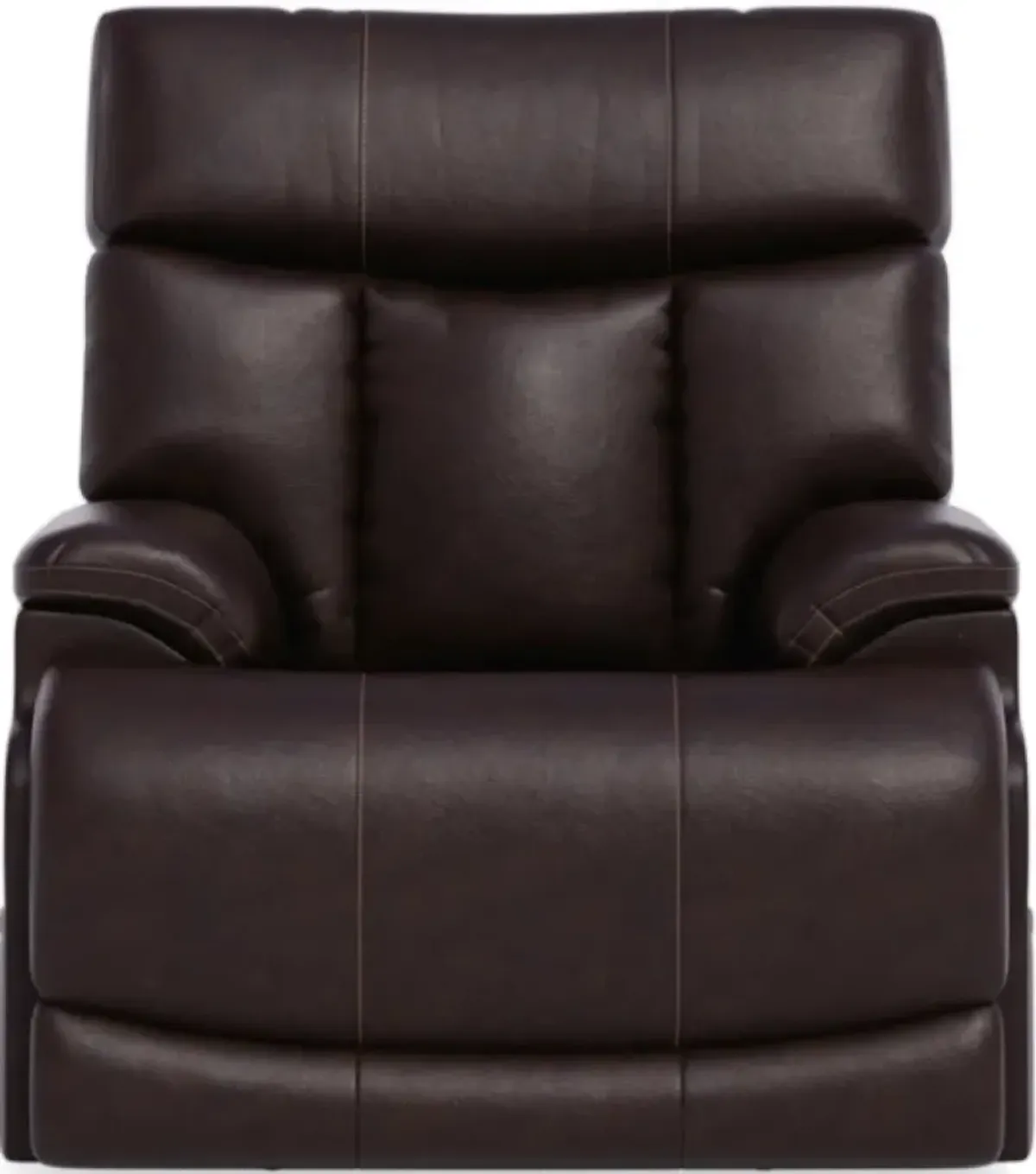 Flexsteel Clive Brown Power Leather Recliner with Power Headrest