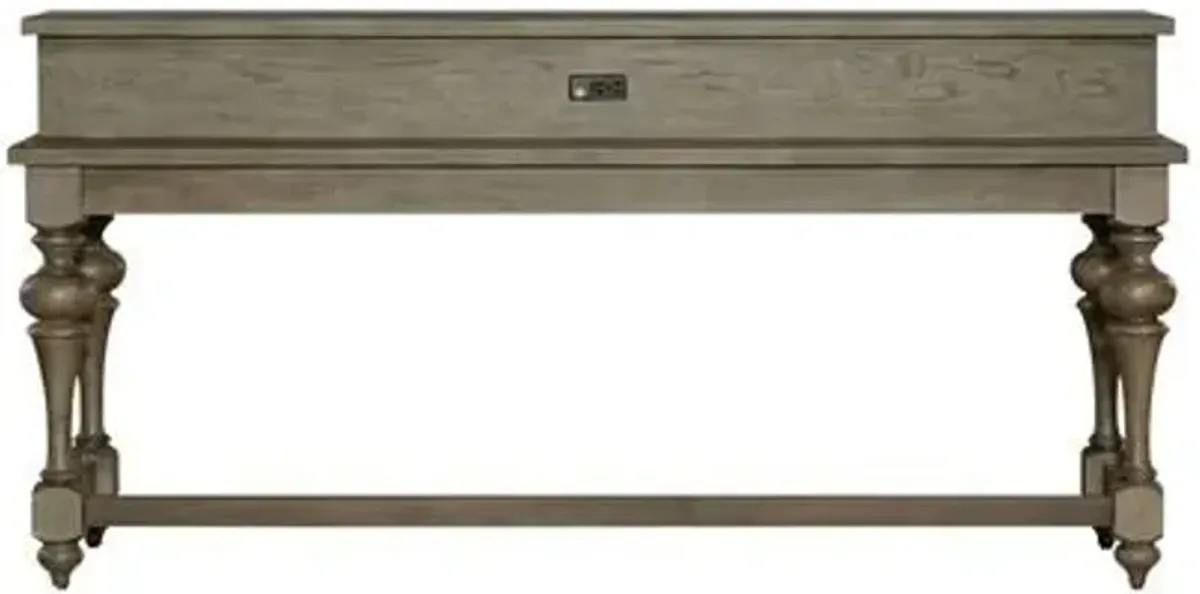 Liberty Furniture Americana Farmhouse Light Brown Console Bar Table