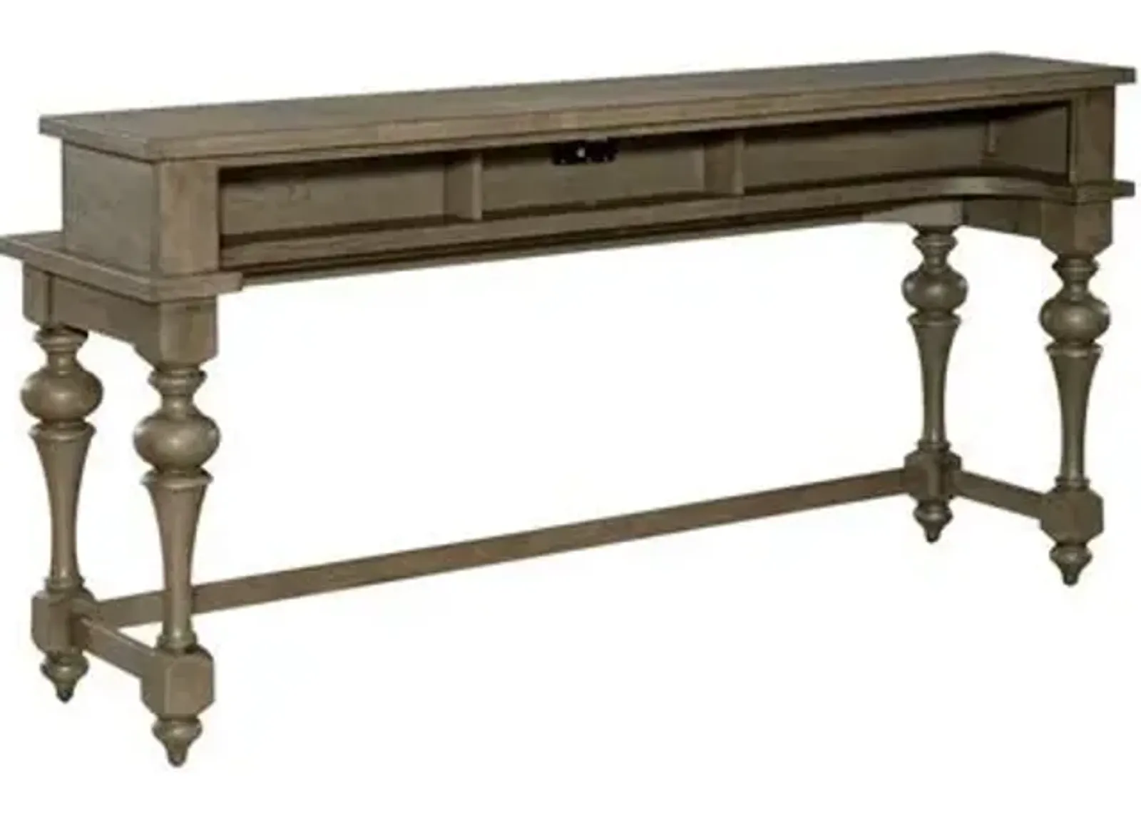 Liberty Furniture Americana Farmhouse Light Brown Console Bar Table