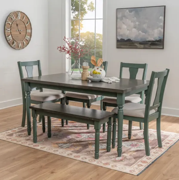 Powell Willow 6-Piece Dining Set
