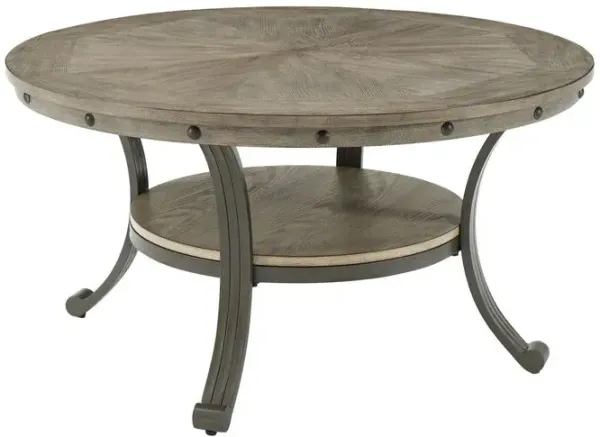 Powell Franklin Cocktail Table Pewter