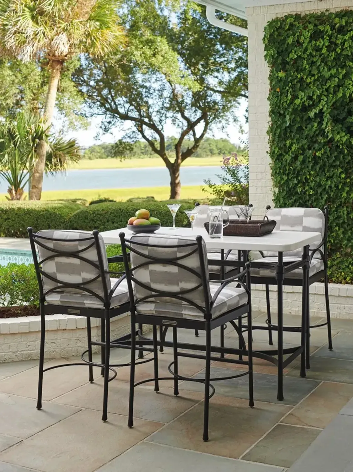 Tommy Bahama Outdoor by Lexington Pavlova Hi/Lo Bistro Table