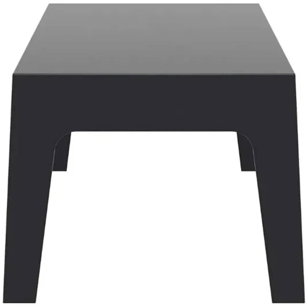 Compamia Box Resin Outdoor Coffee Table Black