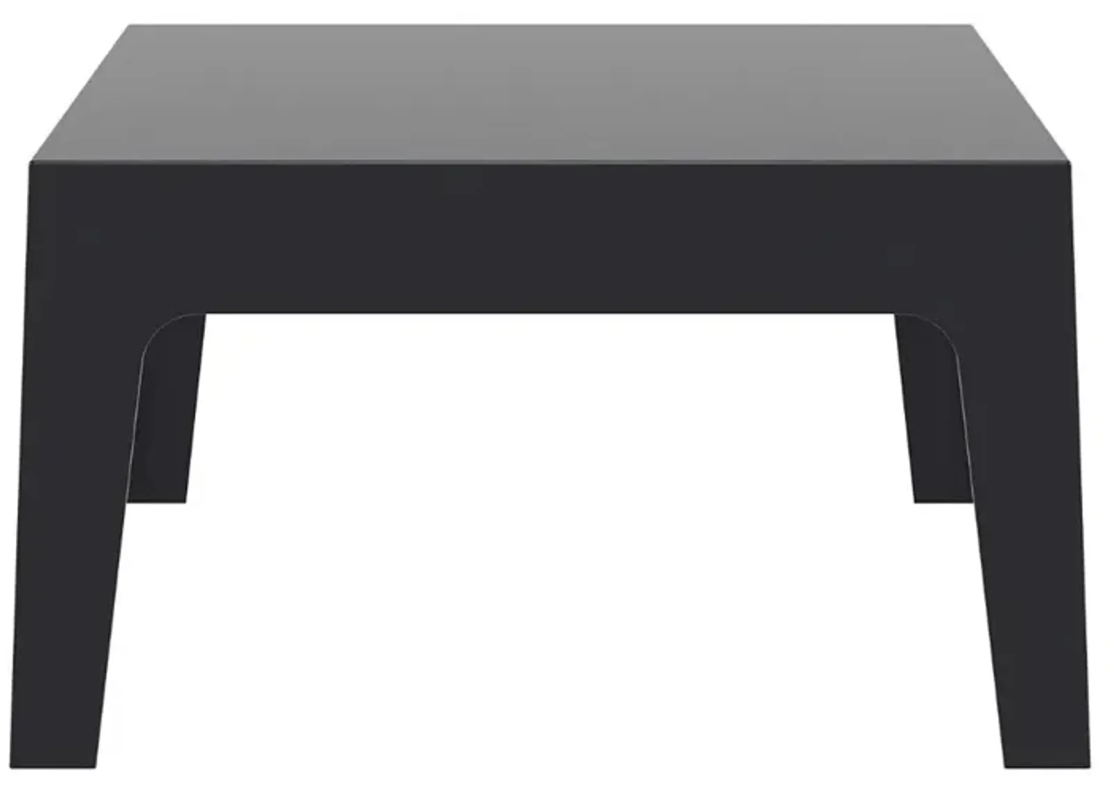 Compamia Box Resin Outdoor Coffee Table Black