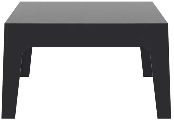 Compamia Box Resin Outdoor Coffee Table Black