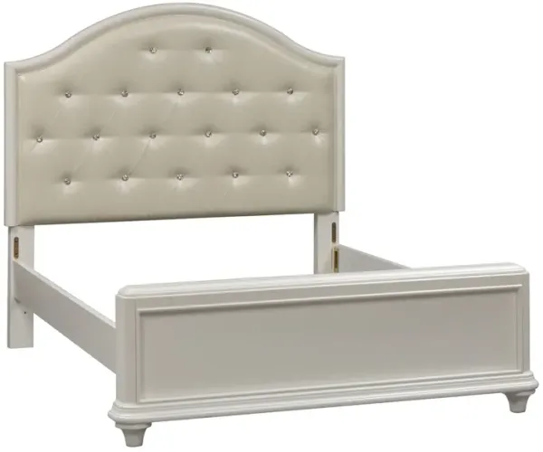 Liberty Furniture Kids/Teens Stardust Iridescent White Full Panel Bed