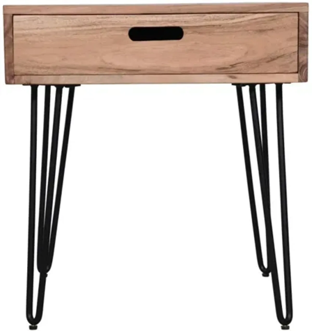 Jofran Rollins End Table with Drawer Natural