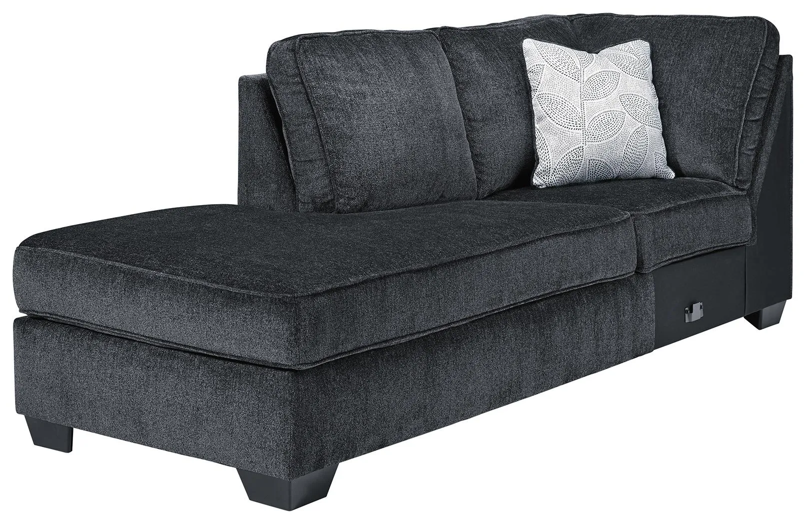 ALTARI 2-PIECE SLEEPER SECTIONAL WITH CHAISE SLATE SIGNATURE DESIGN