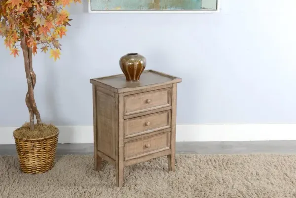 Sunny Designs Marina Beach Pebble End Table