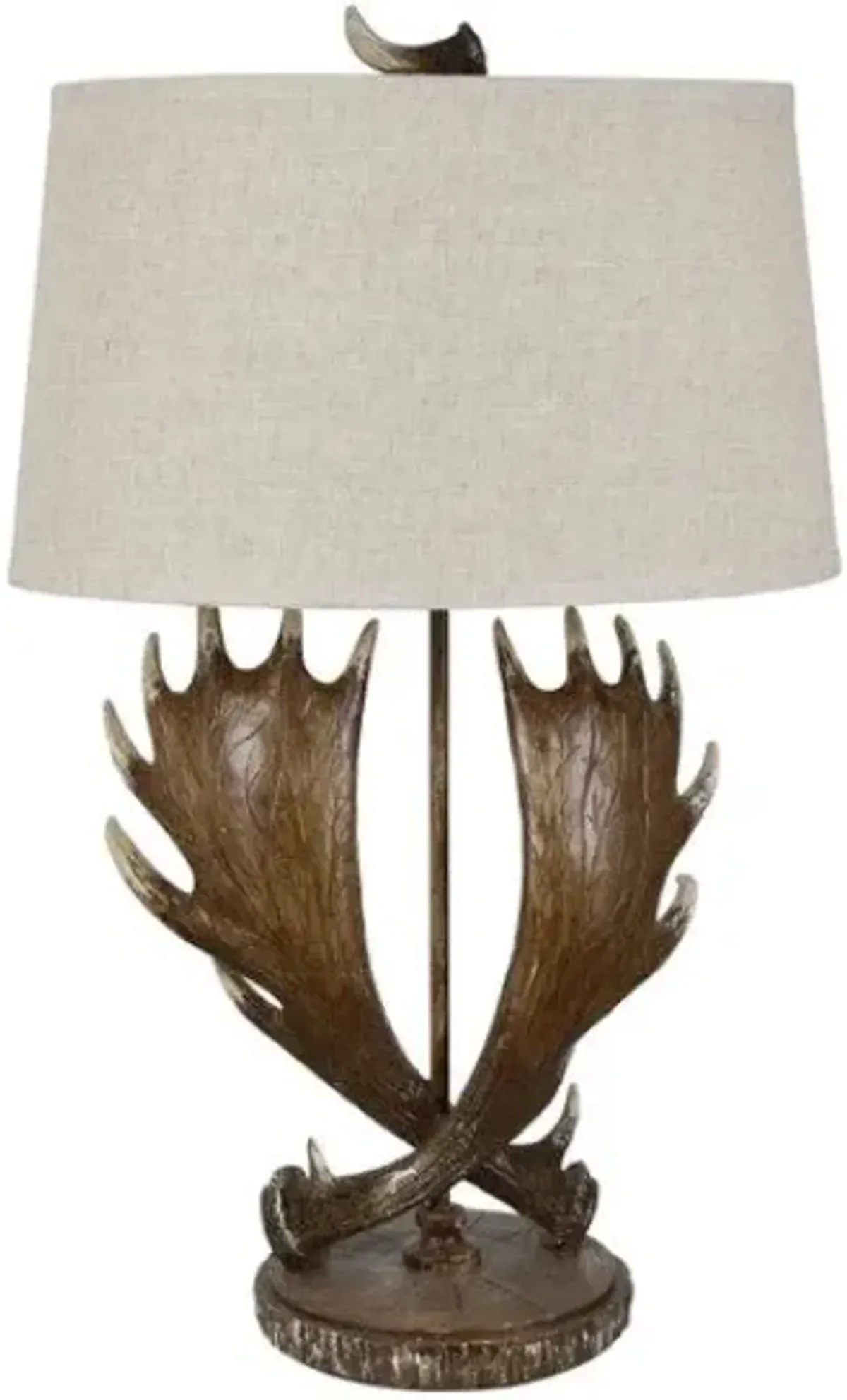 Crestview Moose Run Brown Table Lamp