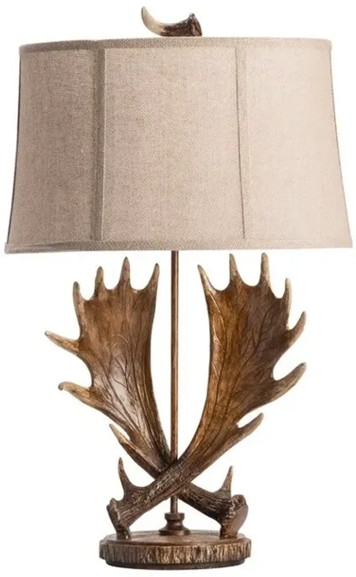 Crestview Moose Run Brown Table Lamp