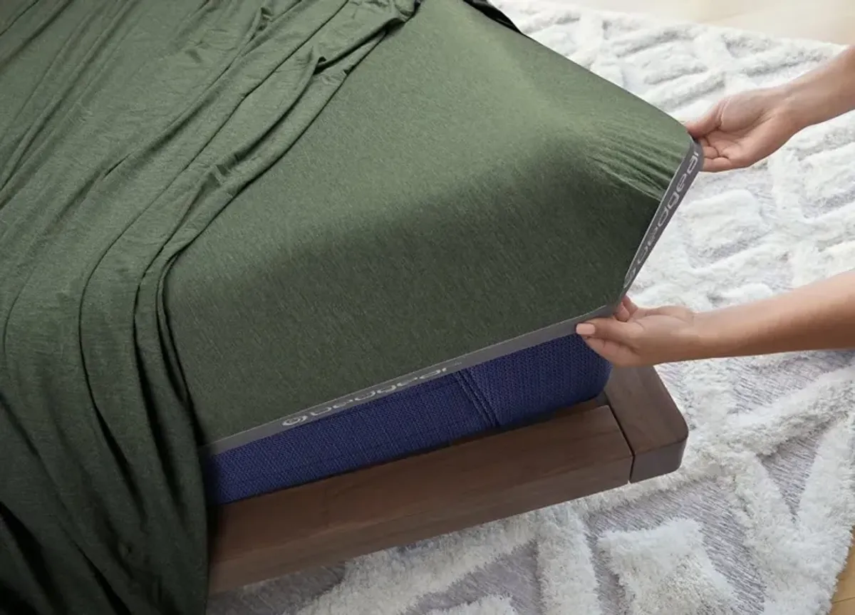 KING/CALIFORNIA KING FOREST GREEN HYPER-WOOL SHEET SET