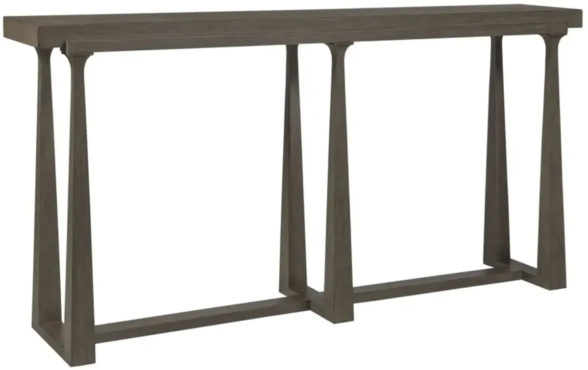 Artistica Home by Lexington Cohesion Program Grantland 66 Inch Modern Wood Light Brown Console Accent Table
