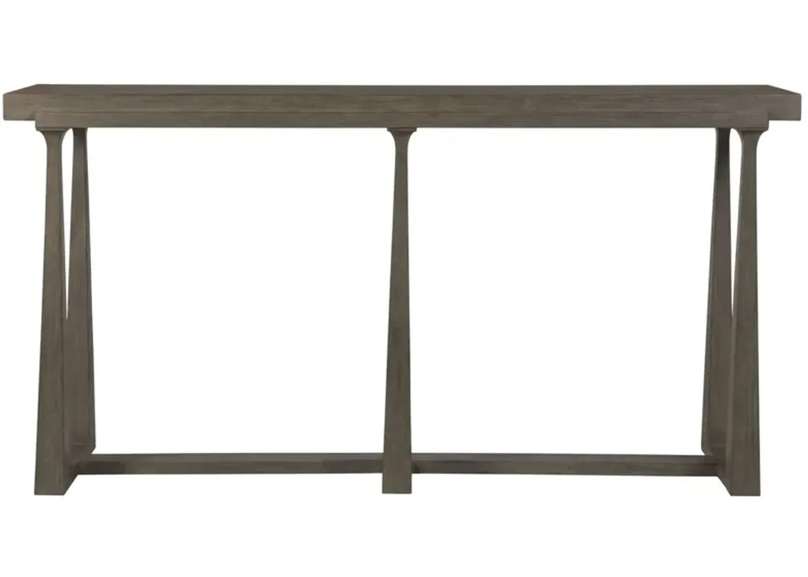 Artistica Home by Lexington Cohesion Program Grantland 66 Inch Modern Wood Light Brown Console Accent Table