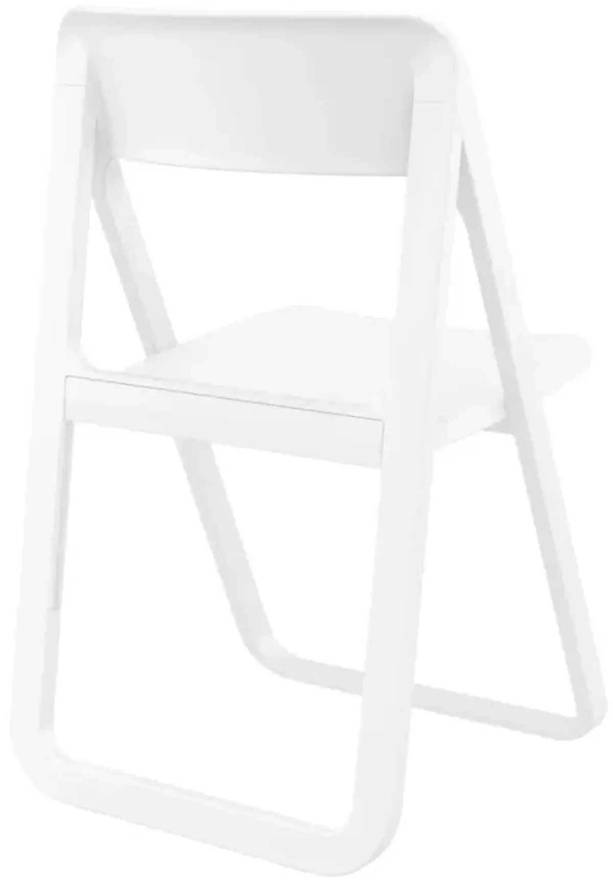 Compamia Dream Folding Outdoor Patio Chair White