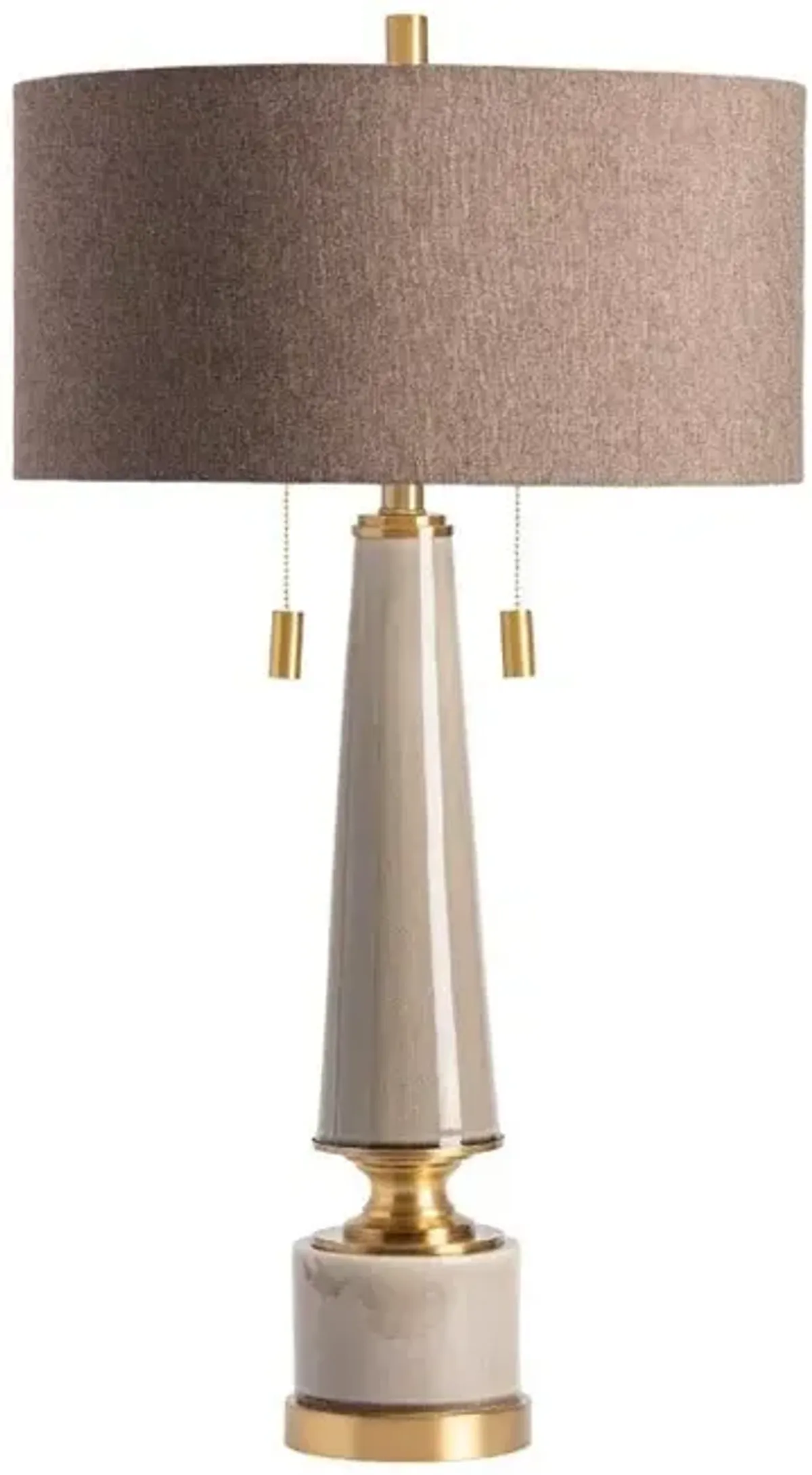 Crestview Moselle Taupe Table Lamp