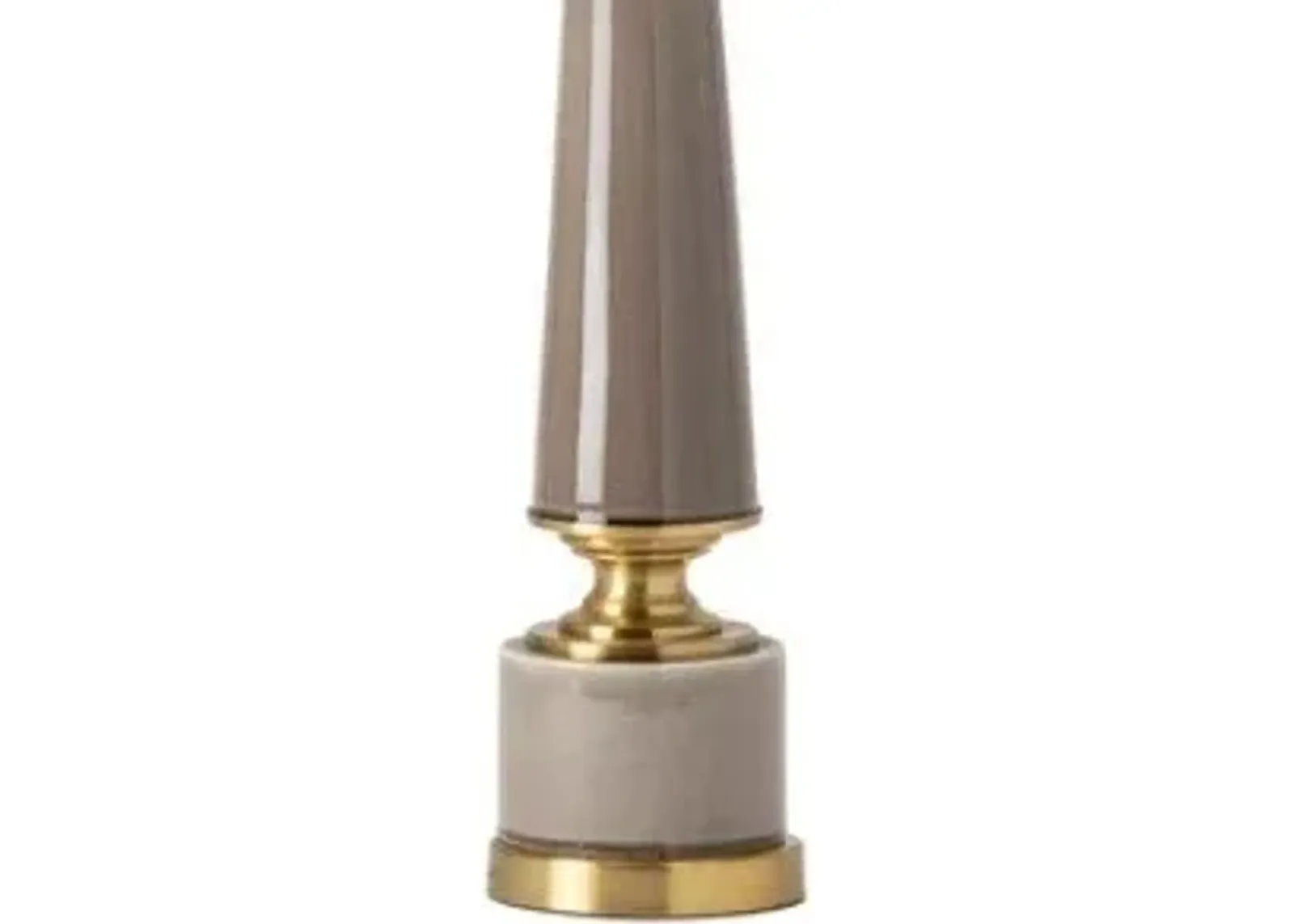 Crestview Moselle Taupe Table Lamp