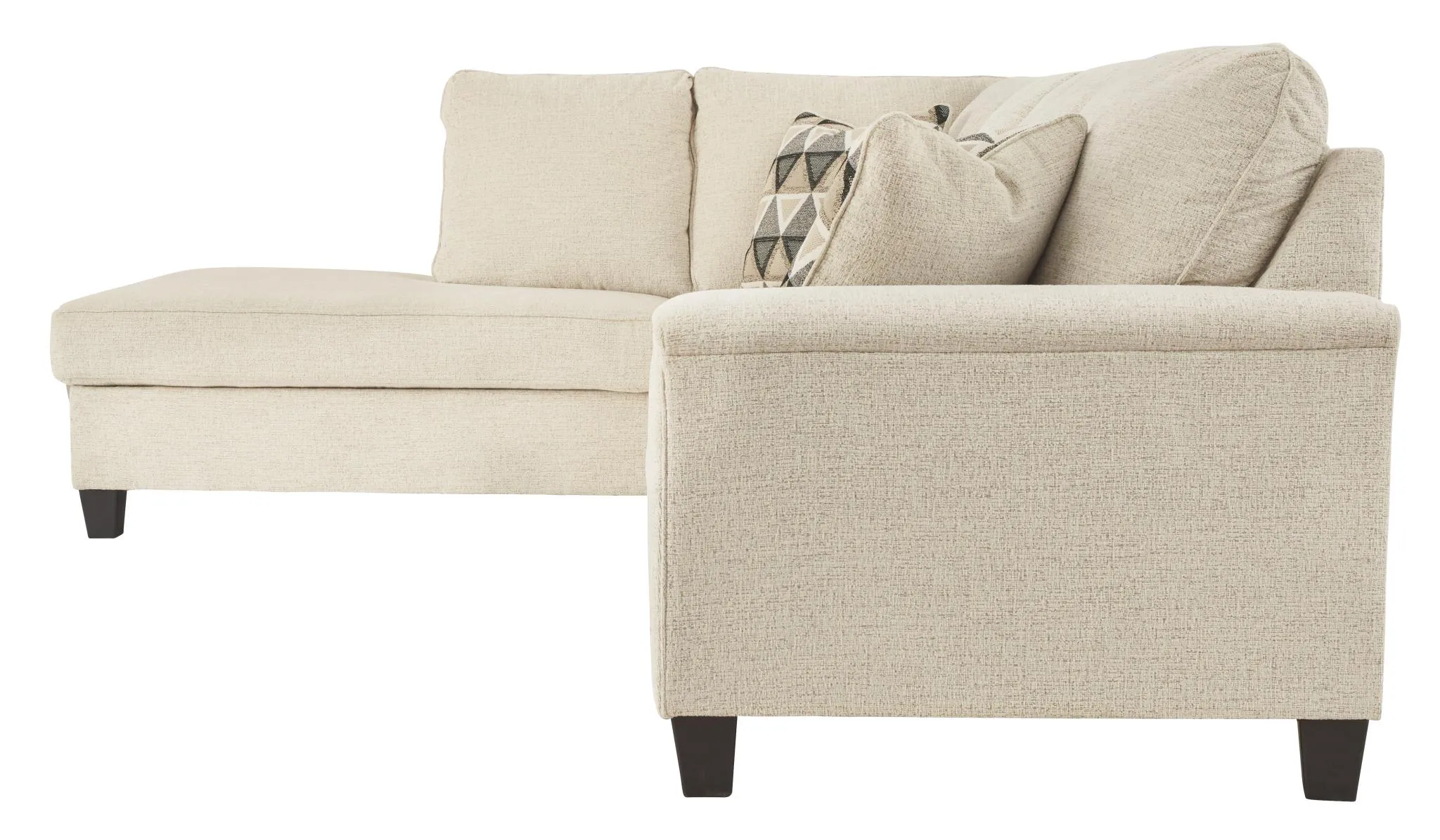 ABINGER 2-PIECE SECTIONAL WITH CHAISE NATURAL SIGNATURE DESIGN